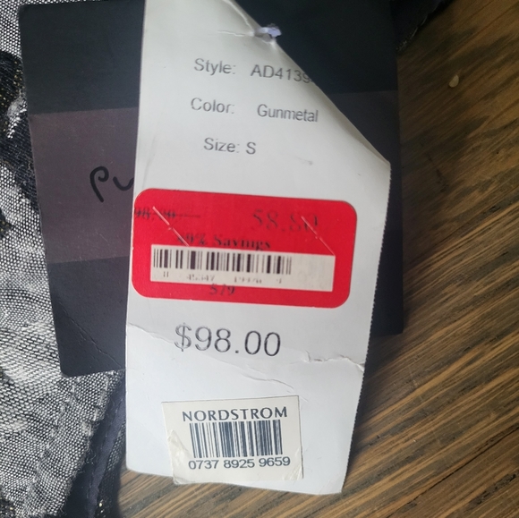 PURE SUGAR womens Mini size S color GUNMETAL dress - Picture 5 of 5